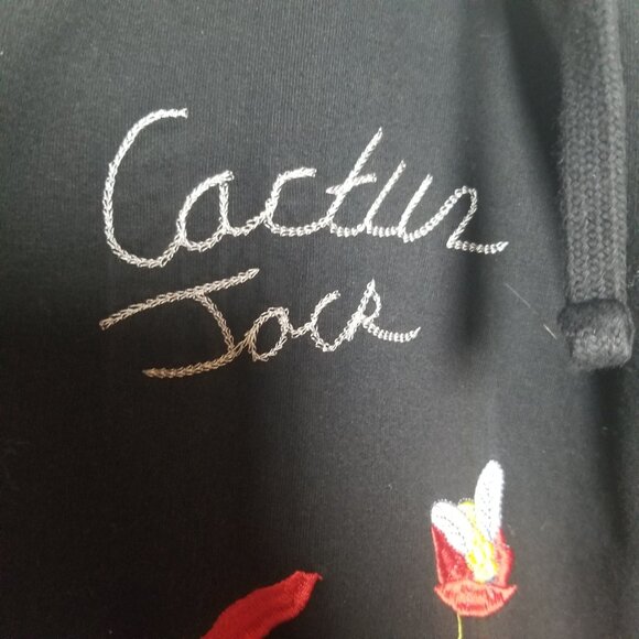 Travis Scott Cactus Jack Neighborhood Mens Cotton Blend Goth Punk Hoodie Sz L - Picture 8 of 9